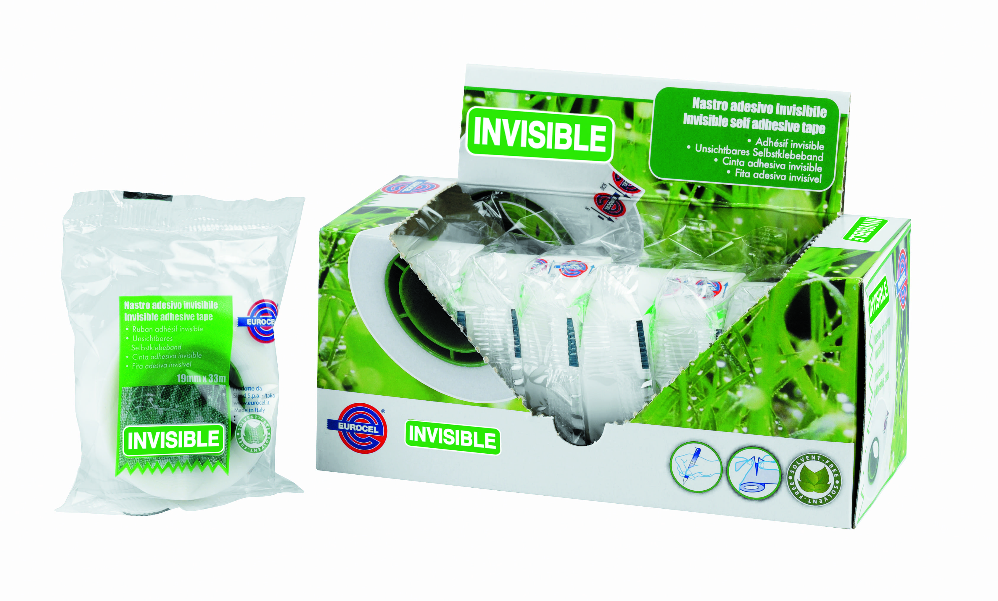 NASTRO ADESIVO EURO ICE/PP 8 PZ. 19X33 020016202