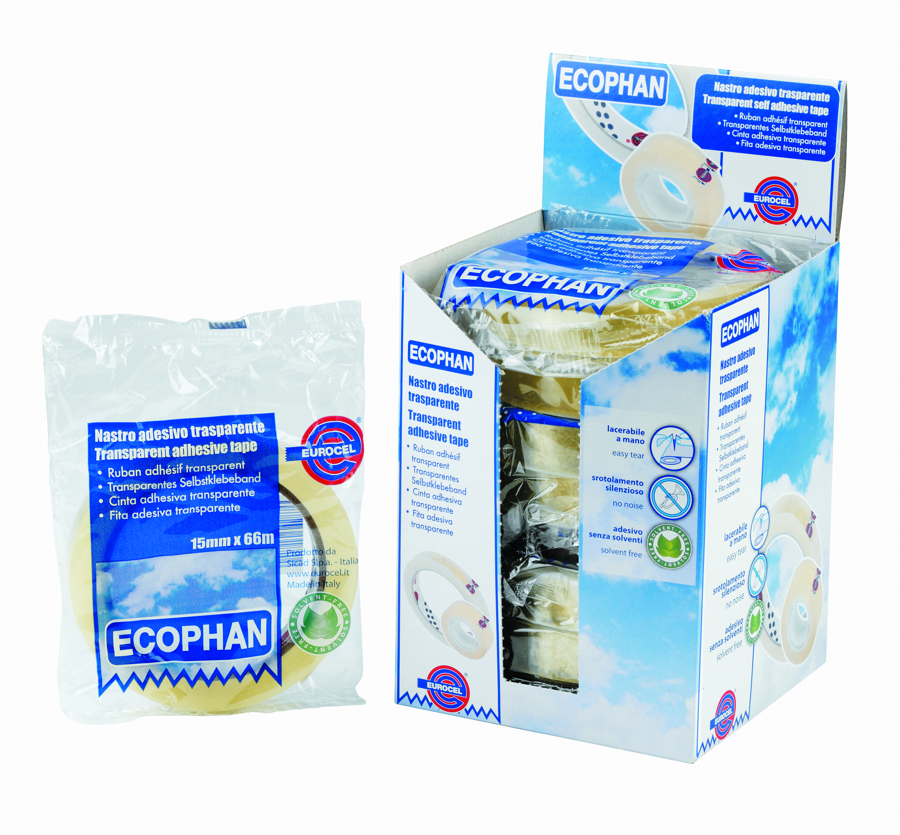 NASTRO ADESIVO ECOPHAN DISPL.10P.P/60 15X66 001417158