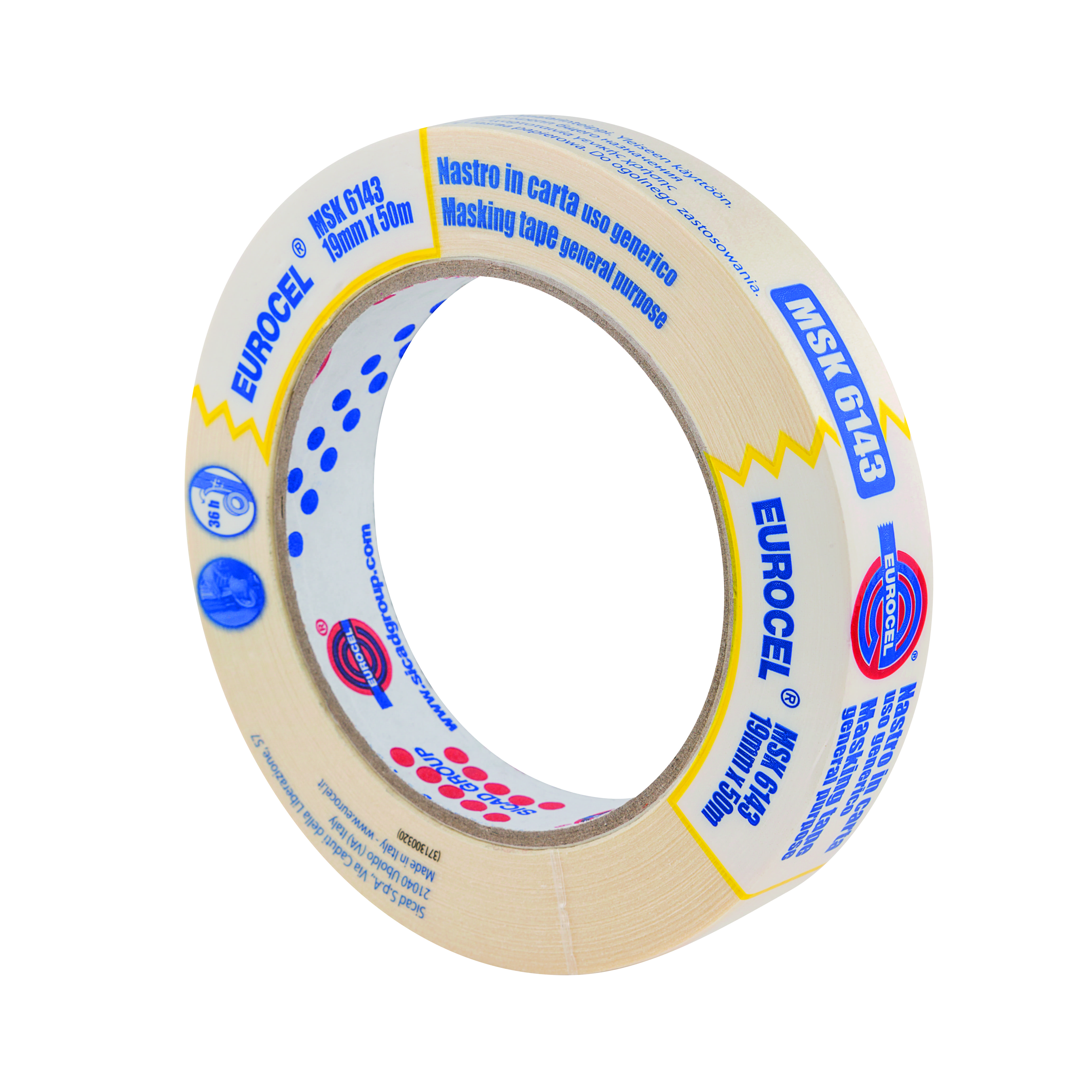 NASTRO ADESIVO EURO MSK 6143 TE/B STAMP.19X50 010119205