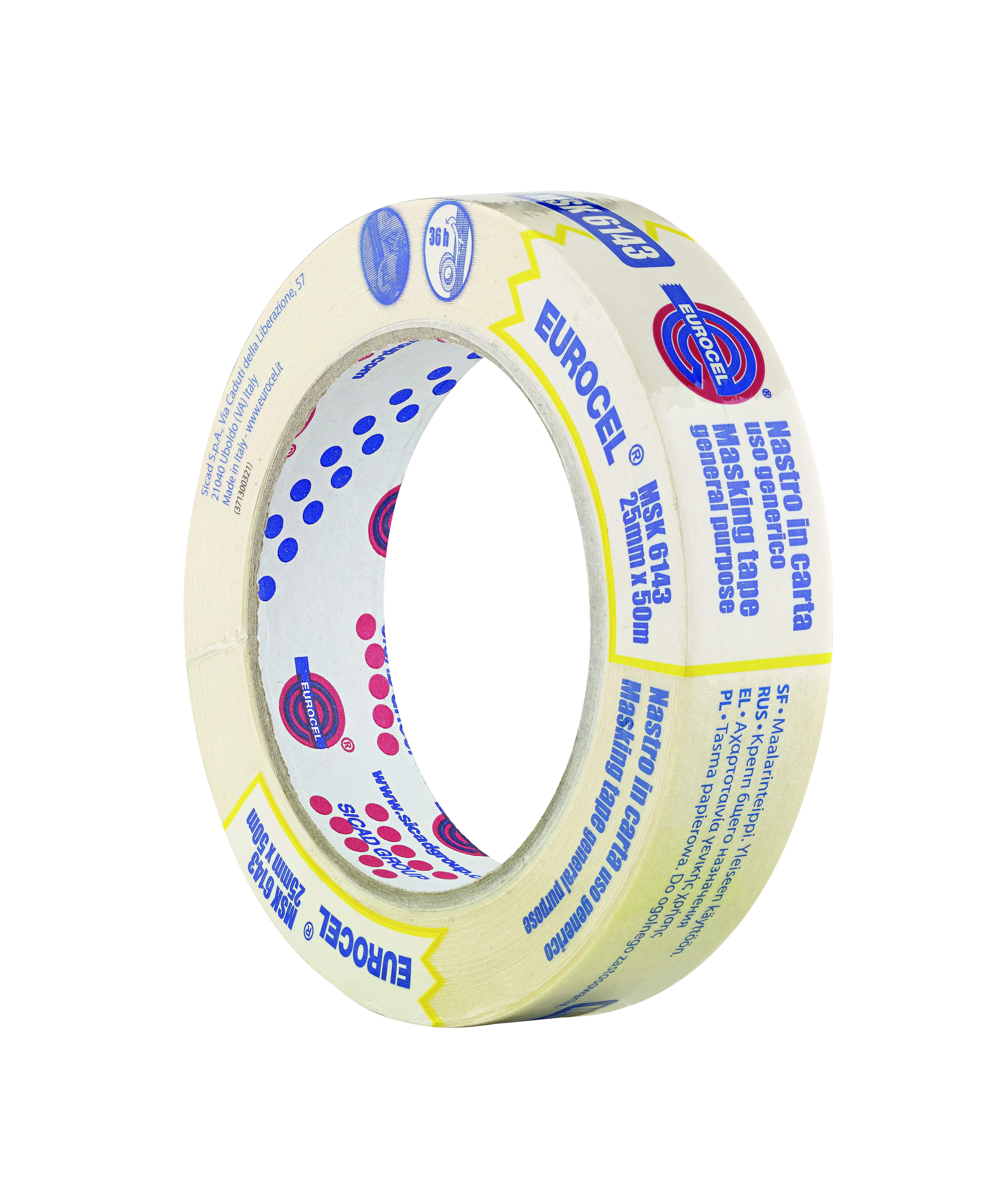 NASTRO ADESIVO EURO MSK 6143 TE/B STAMP 25X50 010119243