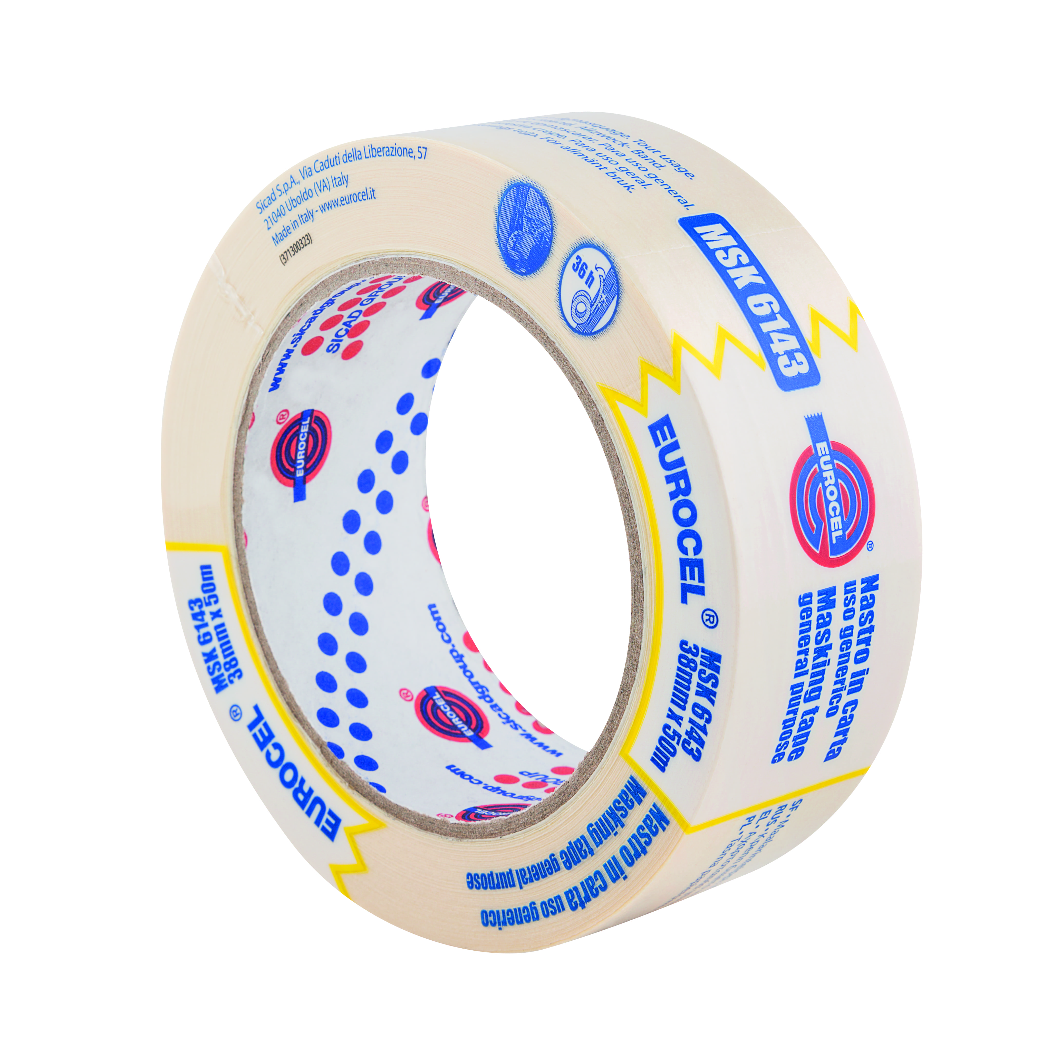 NASTRO ADESIVO EURO MSK 6143 38X50 010119319