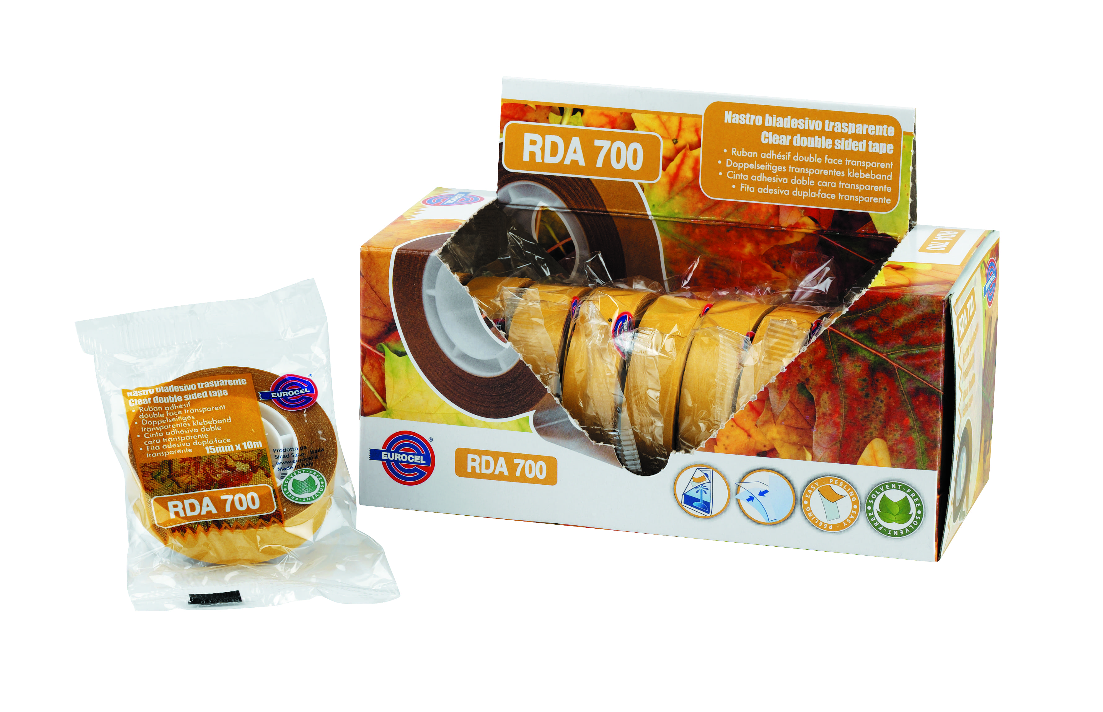 NASTRO BIADESIVO 700 EURO RDA BOX 10/200 15x10 046014147