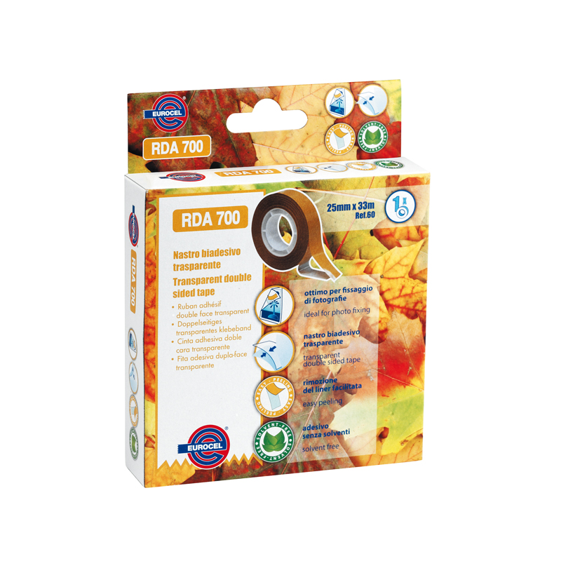 NASTRO BIADESIVO 700 EURO RDA BOX 25X33 046015241
