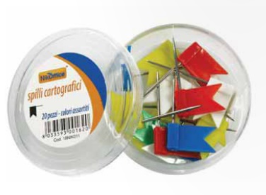 SPILLI CARTOGRAFICI 20 PZ. 18NIK011