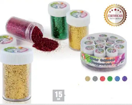 PORPORINA DA 15 GR ASSORTITA 12 BARATTOLI 22NIK043