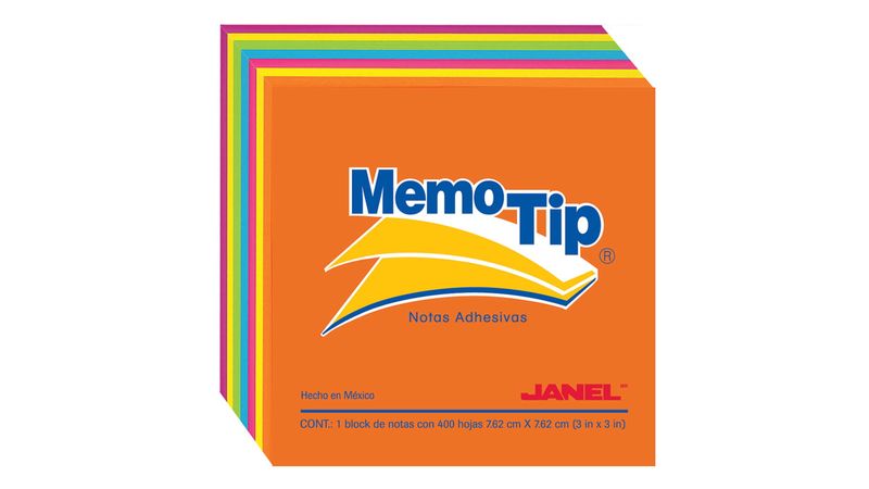 CUBO 400 FOGLI 76X76 NEON