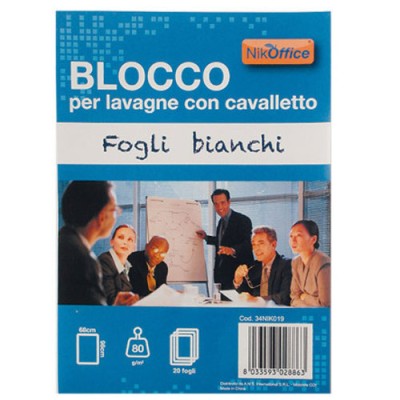 BLOCCO LAVAGNA CM 68X98 20 FG BIANCHI 34NIK019