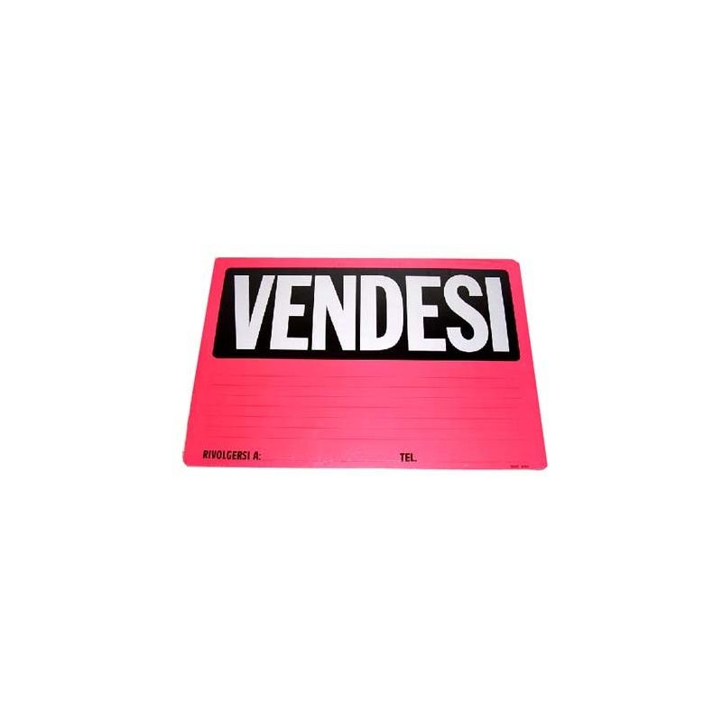 CARTELLI " VENDESI" 25PZ 41NIK037