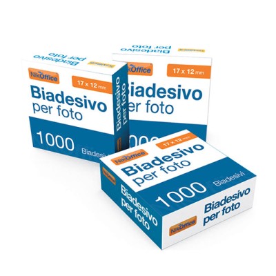 ETICHETTA ADESIVA DOPPIA PER FOTO 1000 PZ. 42NIK119