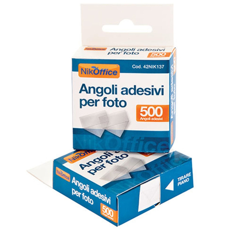 ANGOLI ADESIVI PER FOTO 500PZ 42NIK137