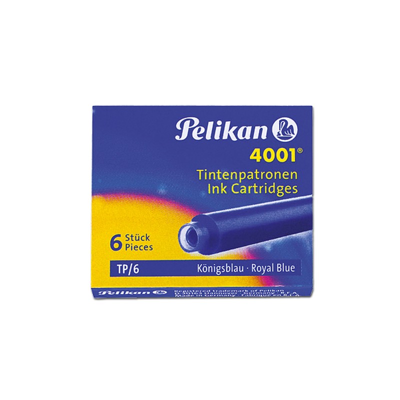 CARTUCCIA PER STILOGRAFICA 4001 TP/6 BLU ROYAL 332361