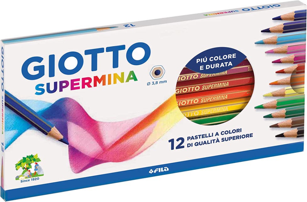PASTELLI GIOTTO SUPERMINA 12 PZ. F235700