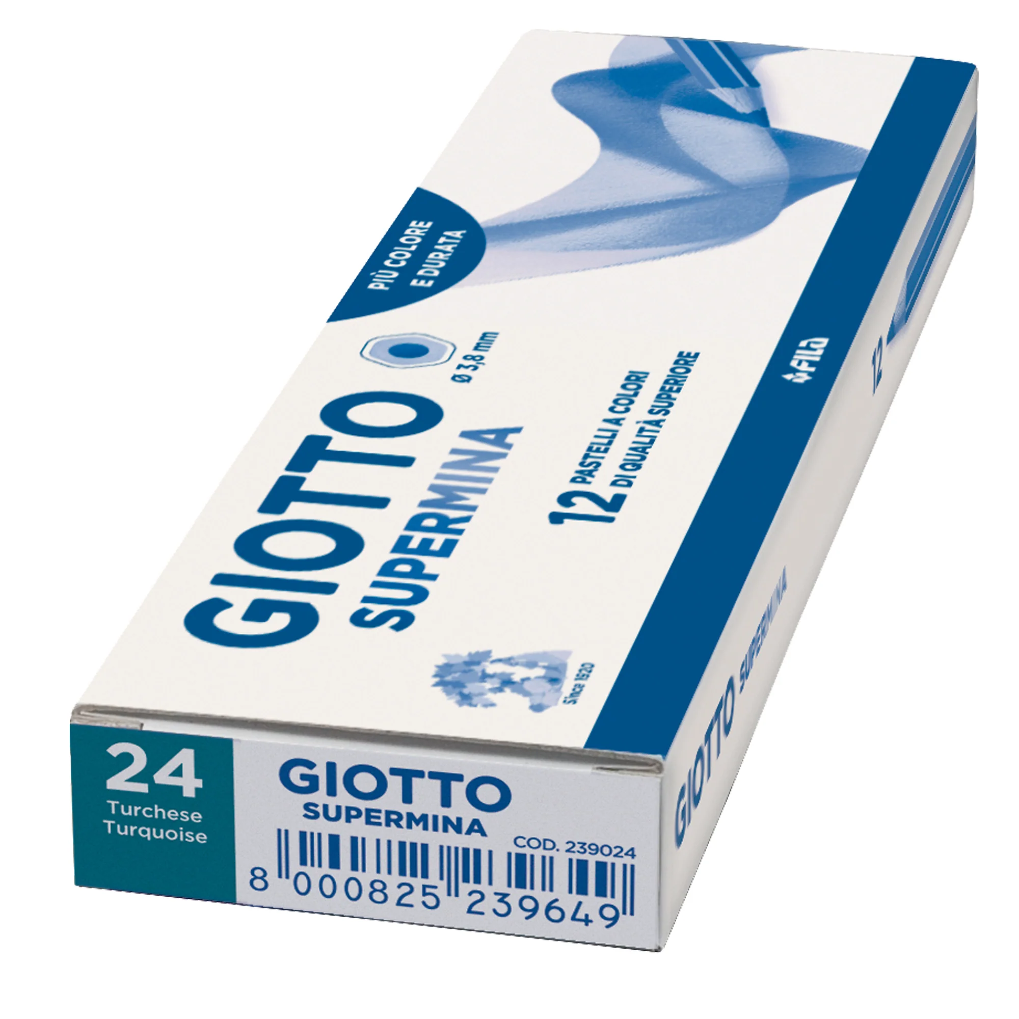 MATITA COLORATA GIOTTO SUPERMINA COL. TURCHESE 239024