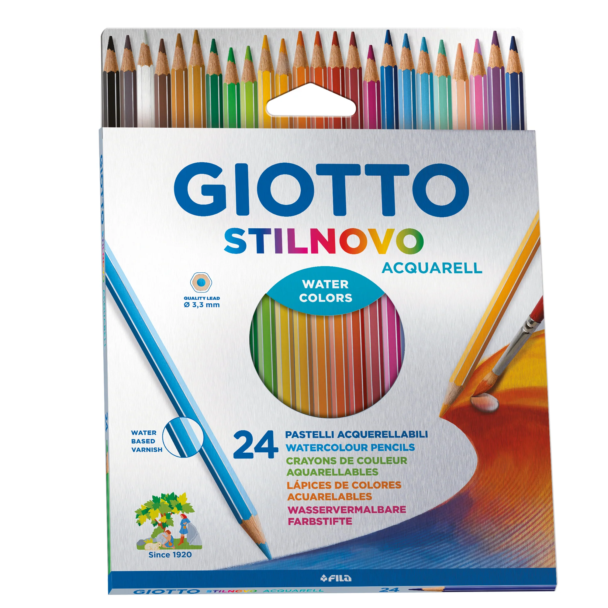 PASTELLI GIOTTO STILNOVO ACQUA 24 PZ. F255800
