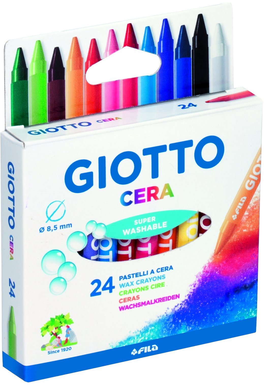PASTELLI CERA GIOTTO 24 PZ. F282200
