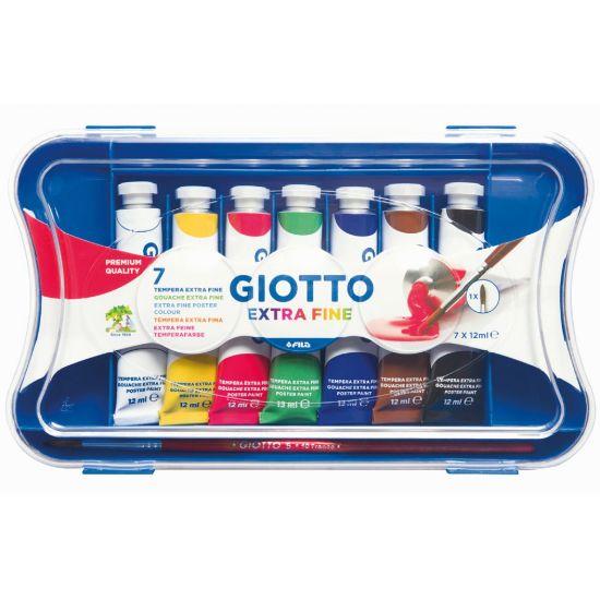 TEMPERA GIOTTO 12 ML. SCATOLA 7 TUBI F30310000