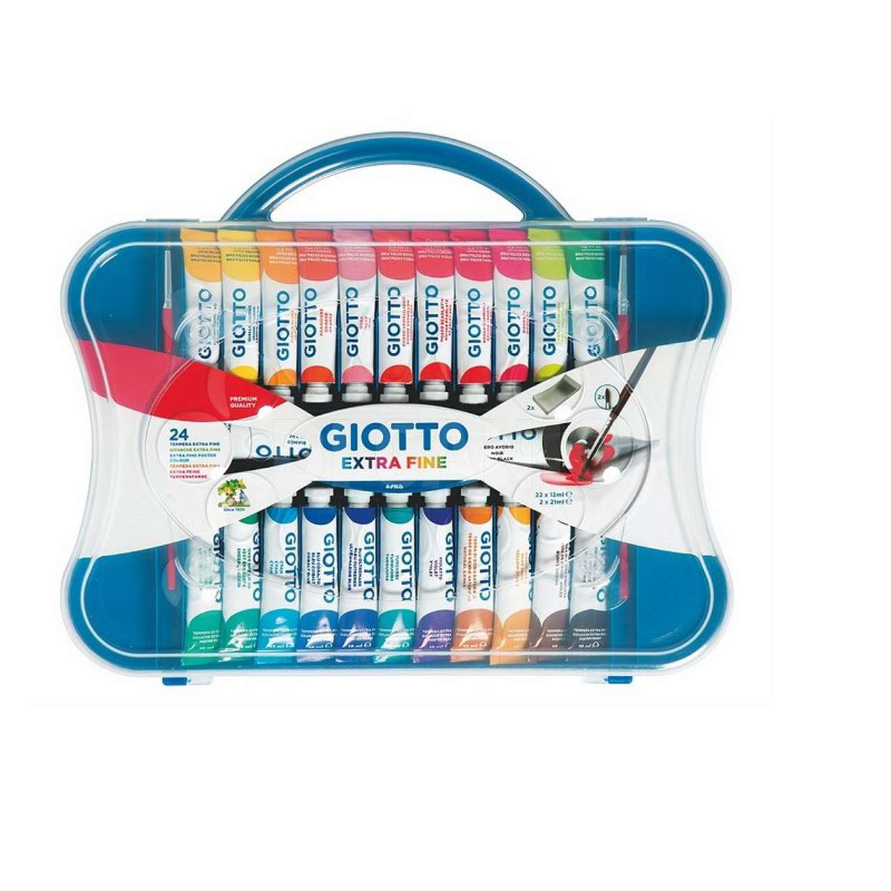 TEMPERA GIOTTO 12 ML. SCATOLA 24 TUBI F30510000