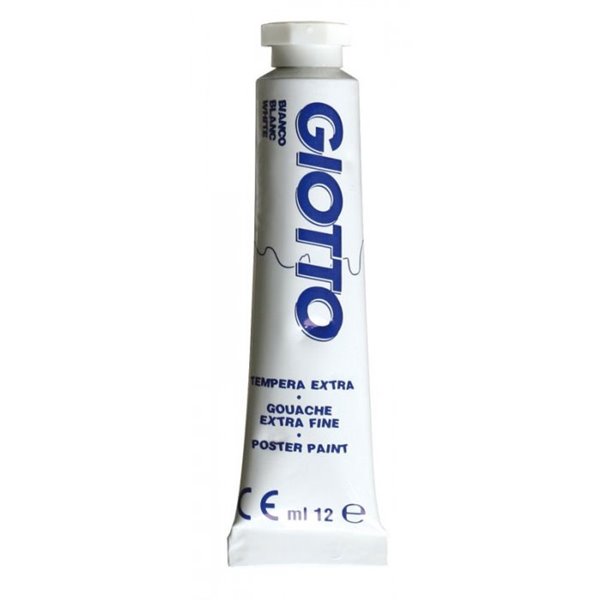TEMPERA GIOTTO 12 ML. COLORE BIANCO F35200100