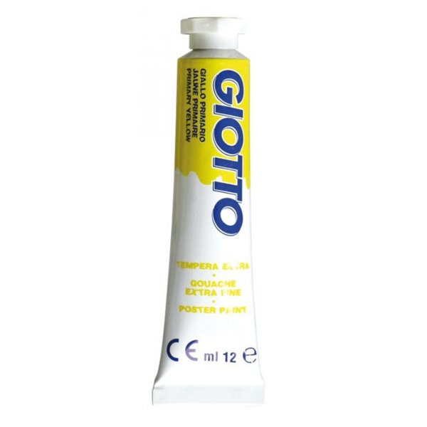 TEMPERA GIOTTO 12 ML. COLORE GIALLO PRIMARIO F35200200