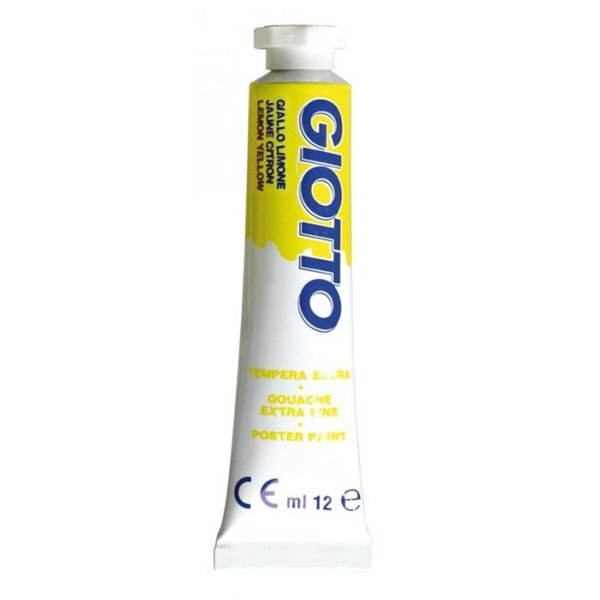 TEMPERA GIOTTO 12 ML. COLORE GIALLO LIMONE 352003