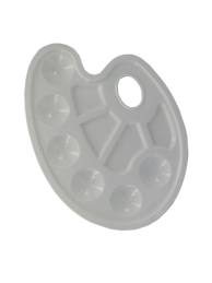 TAVOLOZZA PLASTICA OVALE