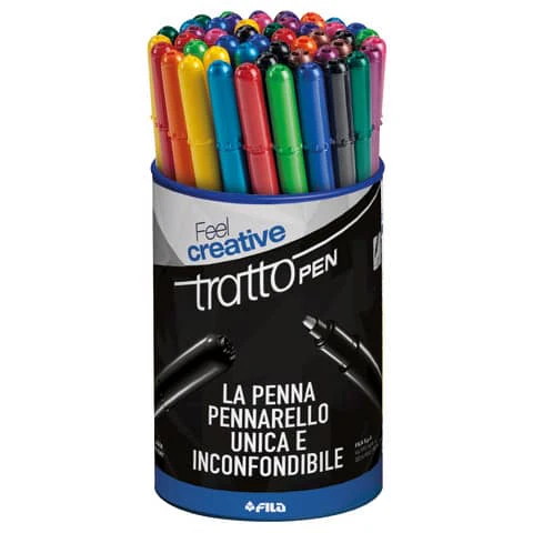 PENNA TRATTO PEN METAL IN BARATTOLO 50 PZ. F807100