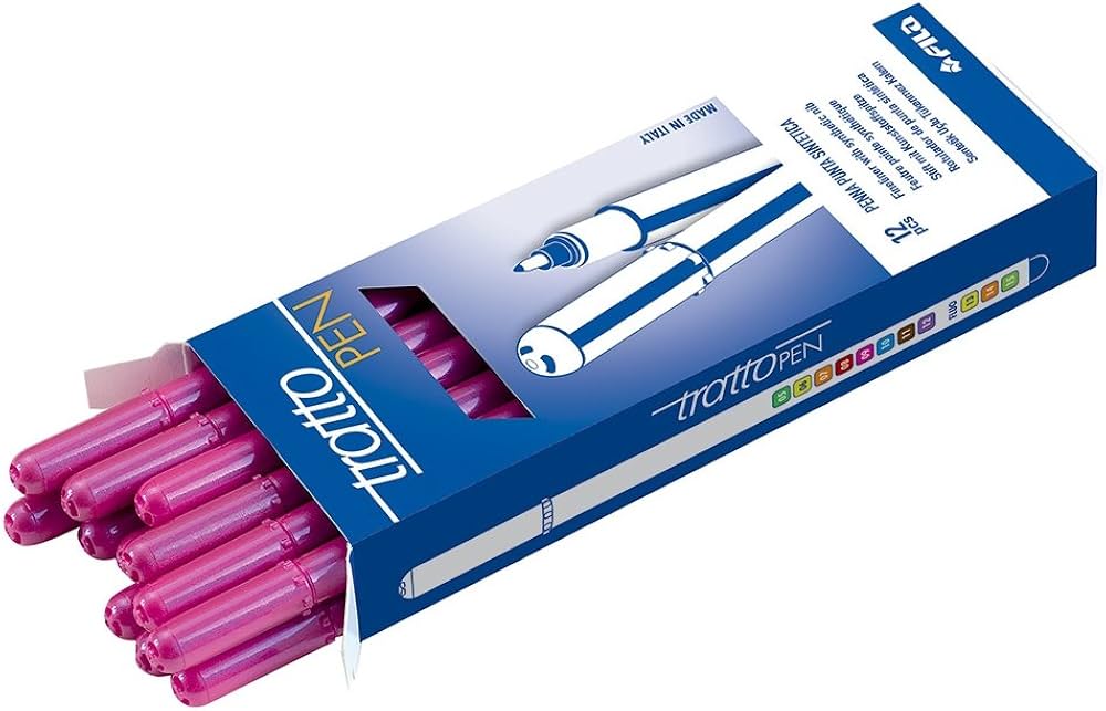 PENNA TRATTO PEN METAL FUCSIA 12 PZ. F830709