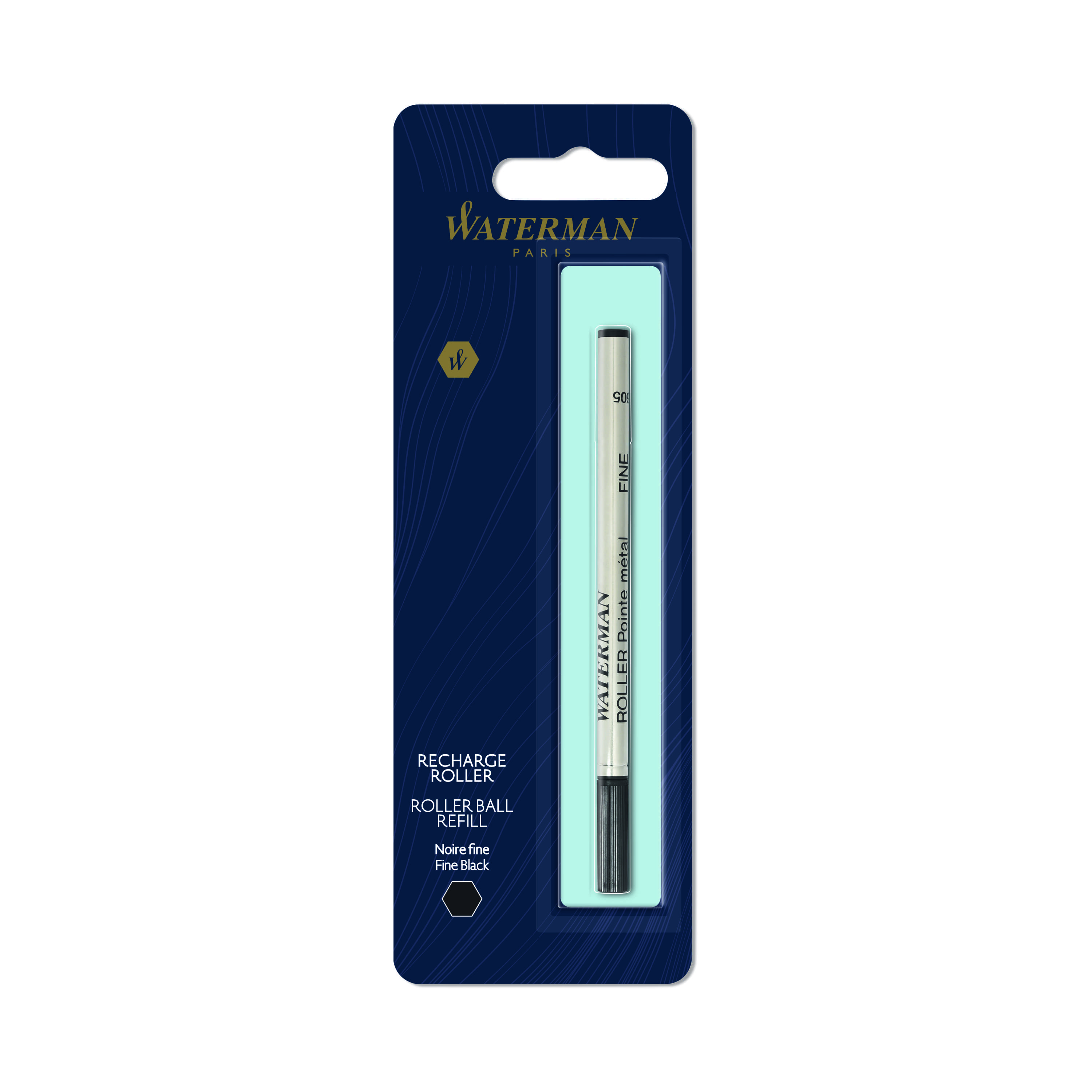 REFIL WATERMAN ROLLER BALL F BLACK 1964019