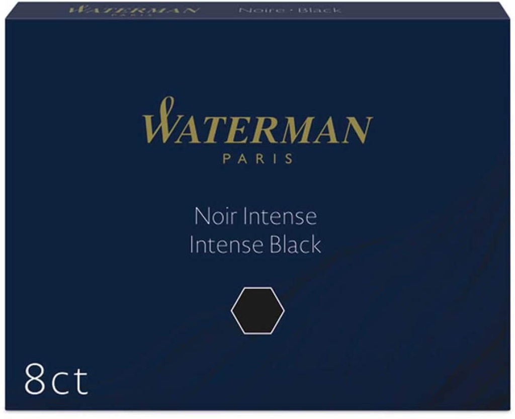 CARTUCCE STILOGRAFICA WATERMAN NERO 8 PZ. S0110850