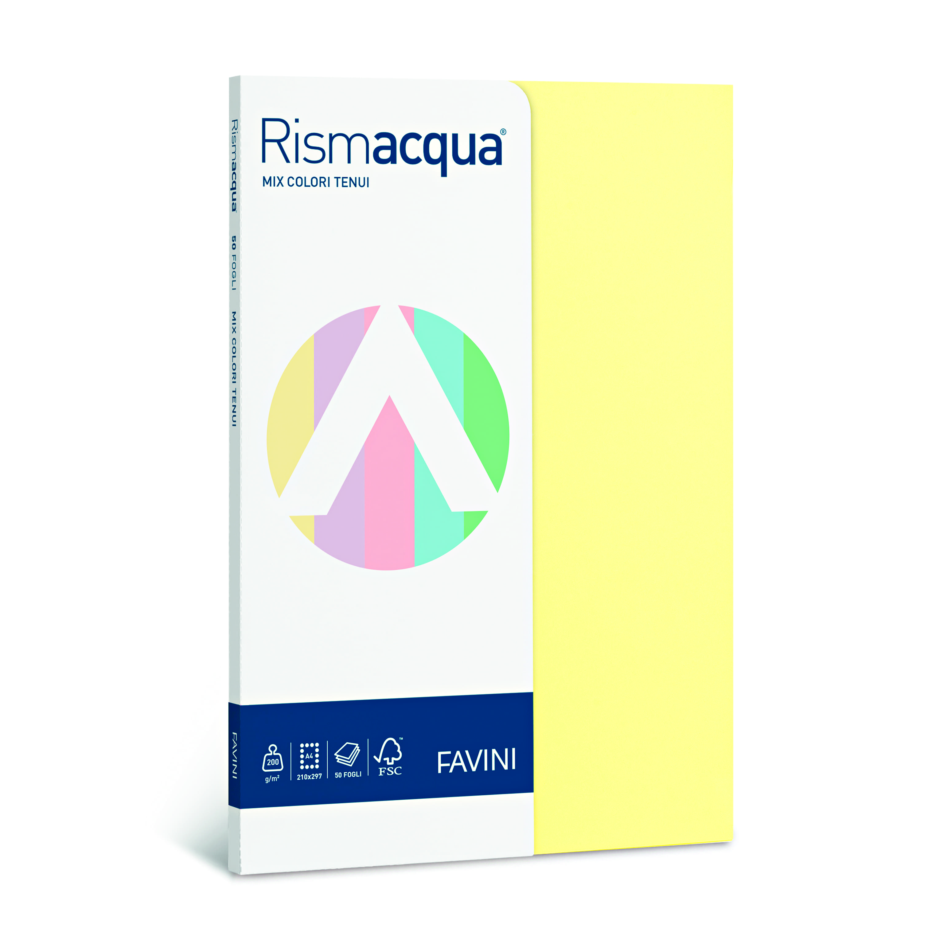 CARTA COLORE A4 200 GR. MIX COLORITENUI RISMA 50 FG. A69X524