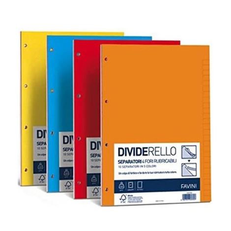 DIVISORI DIVIDERELLO 220MR SCUOLA (5C)F10AF