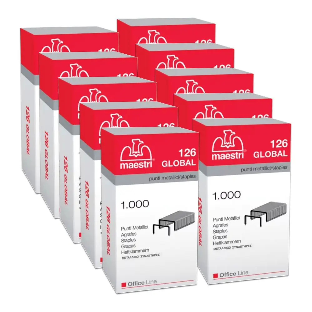 PUNTI PER CUCITRICE 126 GLOBAL 1000PZ 1003105