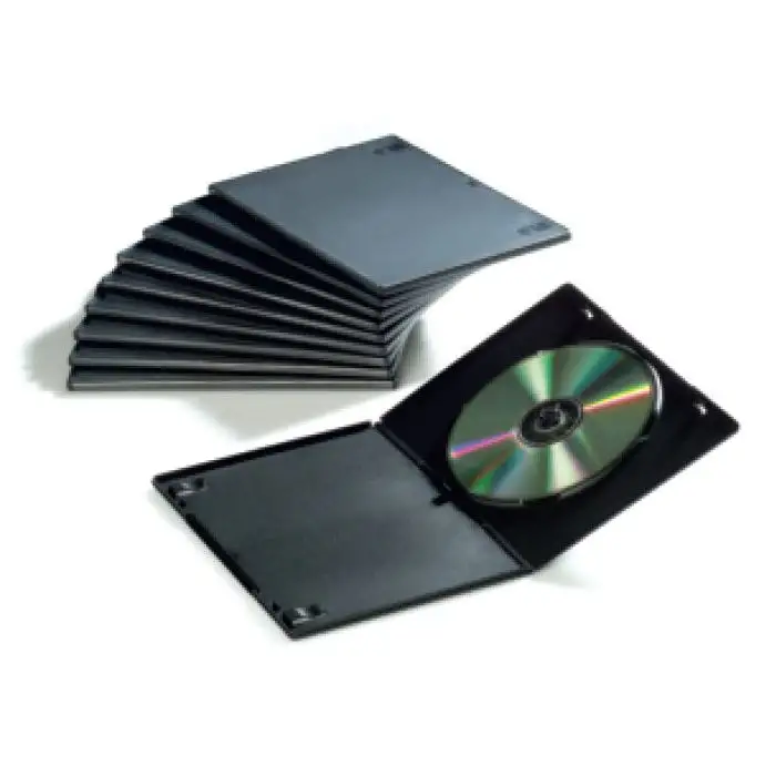 CUSTODIA PER DVD SLIM NERO 10 PZ. 8336401