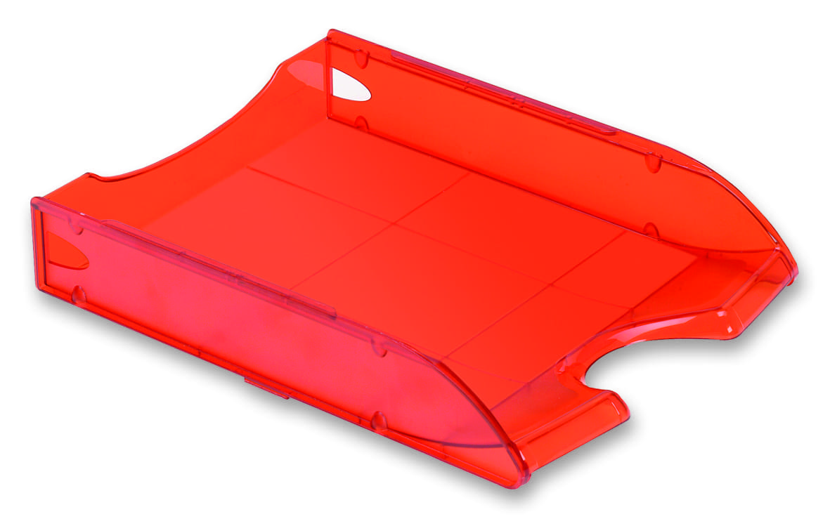 PORTACORRISPONDENZA TRASPARENTE ROSSO E040TR