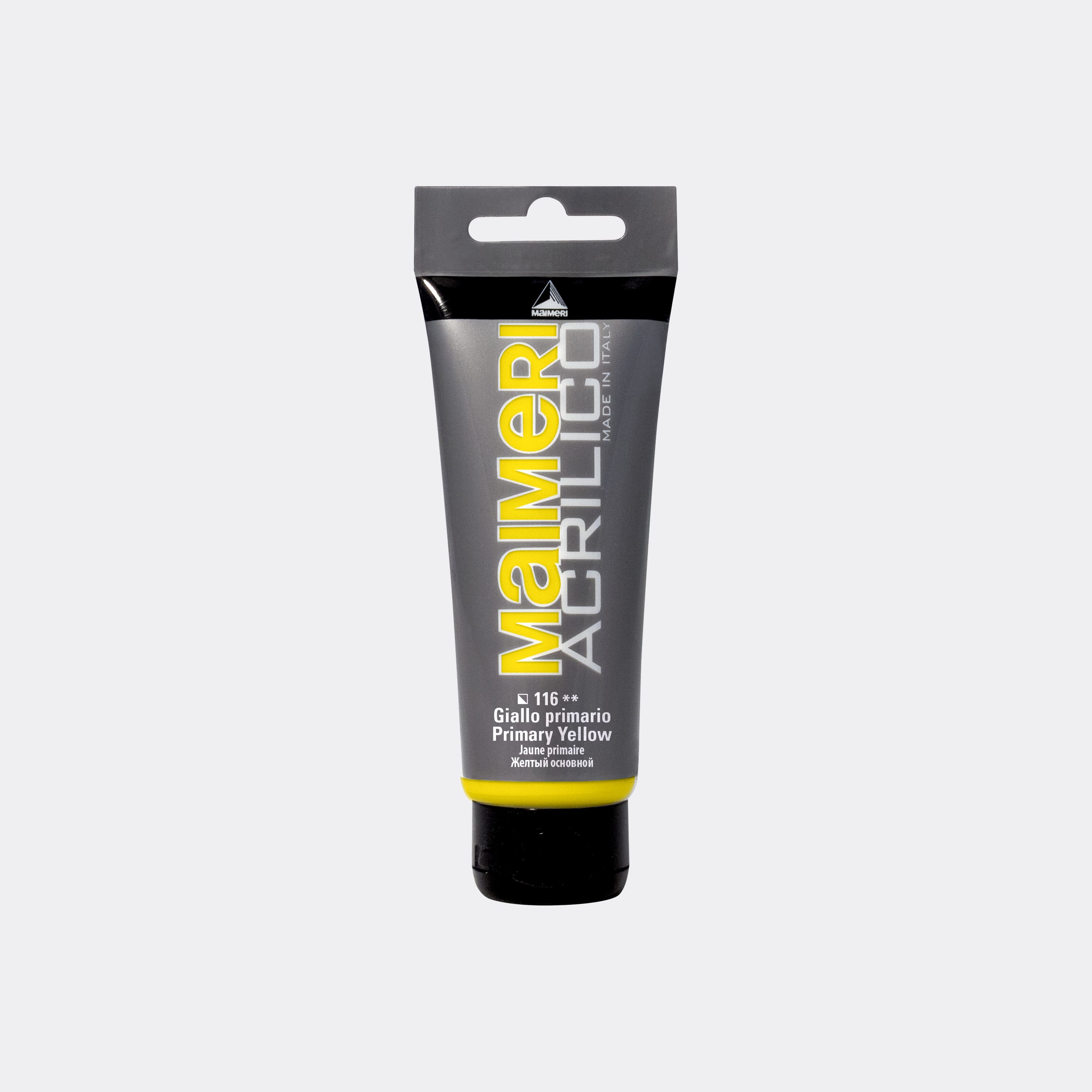 TUBO ACRILICO MAIMERI 75ML GIALLO PRIMARIO M0916116