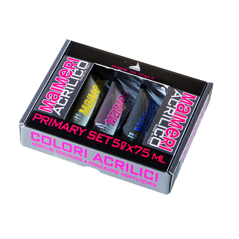 TUBO ACRILICO MAIMERI 75ML SET 5PZ M0998190