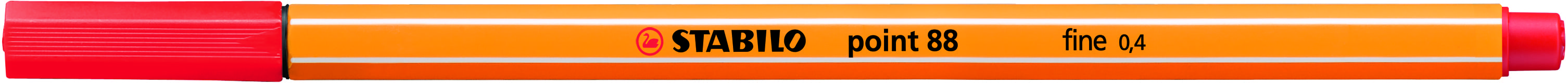 PENNARELLO POINT 88 FINELINER 0,4 MM.ROSSO 88/40