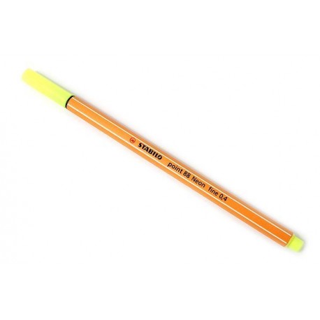 PENNARELLO POINT 88 FINELINER 0.4 MM. GIALLO NEON 88/024