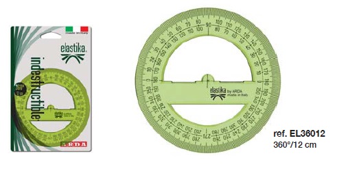 GONIOMETRO 360° 12 CM ELASTIKA EL36012