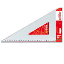 SQUADRA 60°/30 CM ALLUMINIO PROFIL 18132