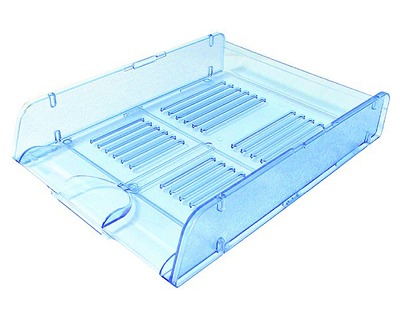 PORTACORRISPONDENZA PESANTE TRASP. AZZURRO TR25310BL