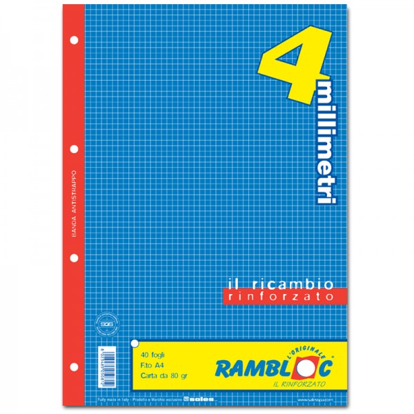 RICAMBI RAMBLOC RIG. 4M A4 40 FG. 90505081