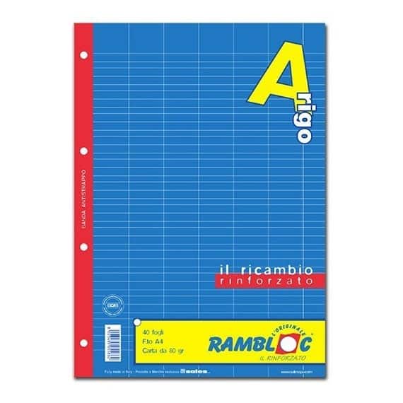 RICAMBI RAMBLOC RIG. A A4 40 FG. 90505586