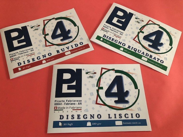 BLOCCO PF 4 24X33 RIQUADRATO 20 FG. 10202