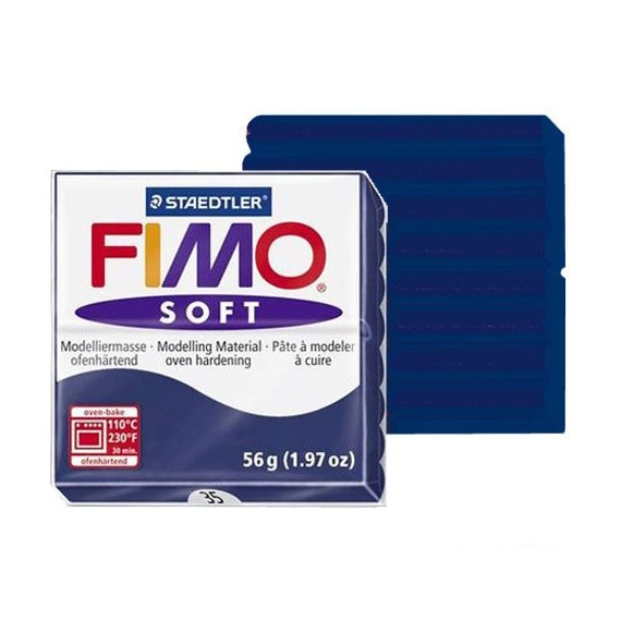 FIMO SOFT COLORE BLU ROYAL 57 GR 8020-35