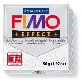 FIMO EFFECT COLORE BIANCO SCINTILLANTE 57 GR 8020-052