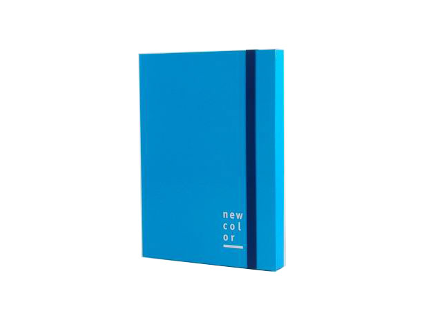 CARTELLINA 3/L ELASTICO PIATTO 25X35 D5 BLU 0221305.BL