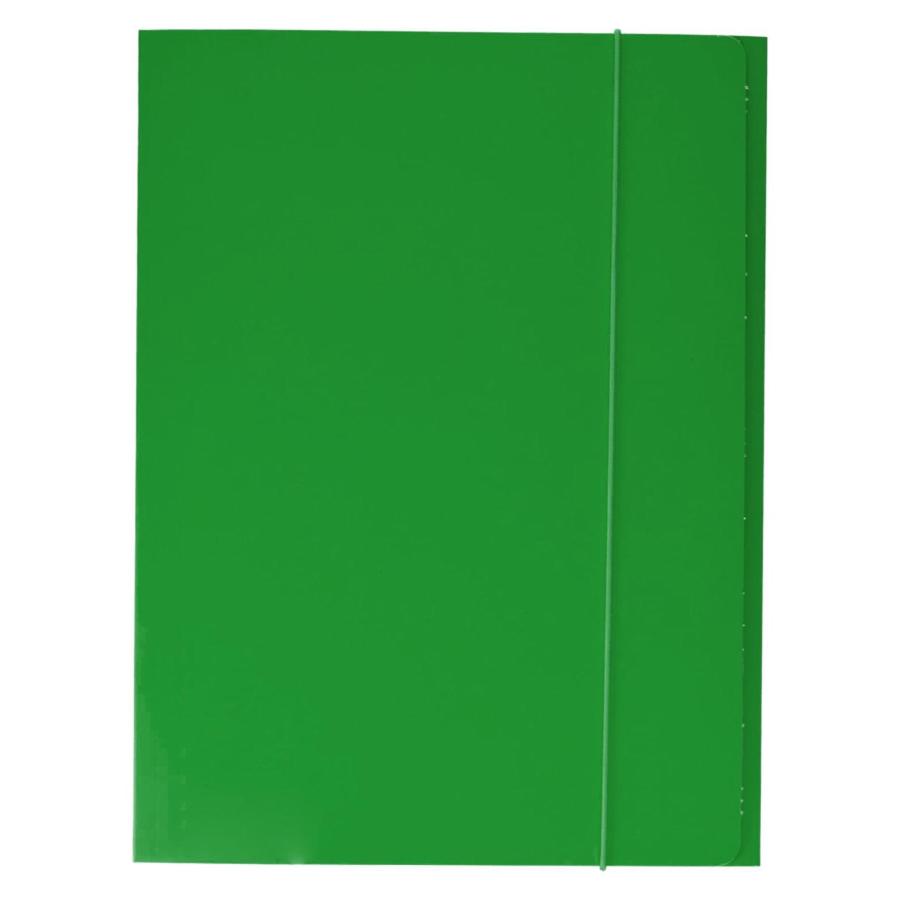 CARTELLINA PLASTIFICATA C/LEMBI 25X35 VERDE 0208805.VE