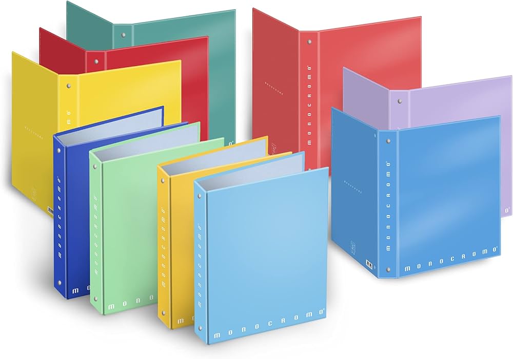 CARTELLA 4 ANELLI A4 MONOCROMO 001196330