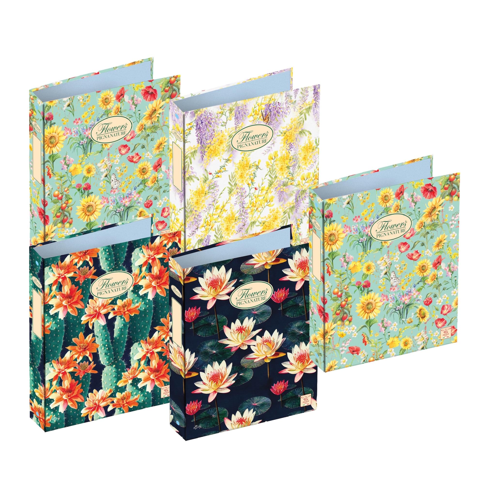CARTELLA 4 ANELLI PIGNA NATURE FLOWERS 005479630